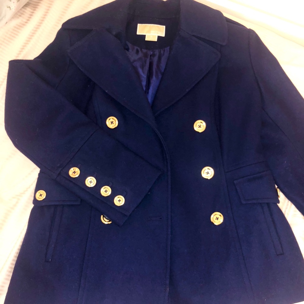 Micheal Kors Navy Blue Peacoat